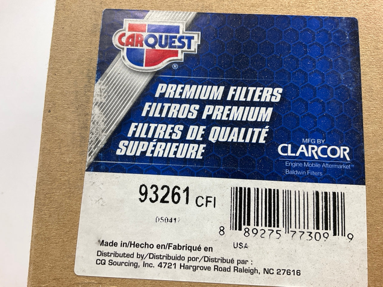 Carquest 93261 Air Filter Replaces 42330 4270036M1 KLH10560 32/925402 87682992