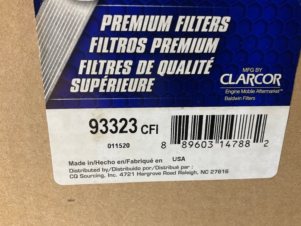 Carquest 93323 Air Filter - Replaces PA2821, 3I0006, B125003, AH19042, 49696