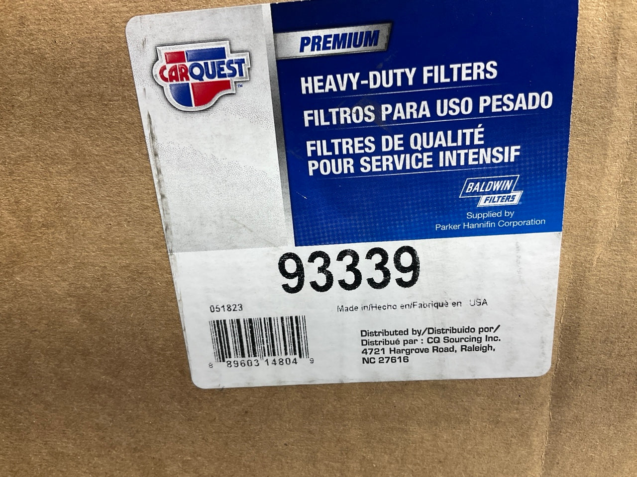 Carquest 93339 Air Filter - Replaces WA10167, RS5756, 10004113, 500454001 RS5756