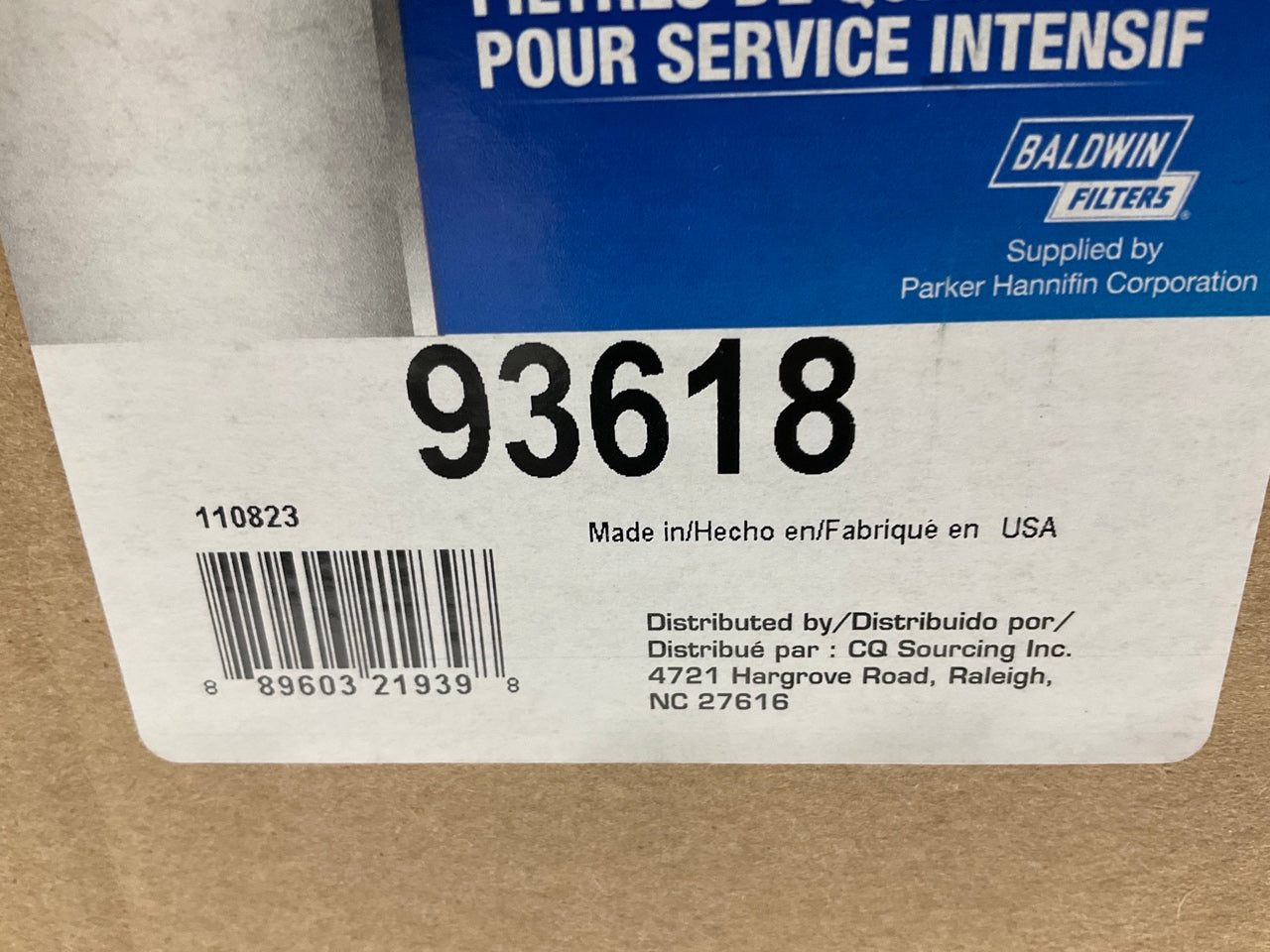 Carquest 93618 Engine Air Filter Replaces RS5675; AF25170; 1931040; 49T339