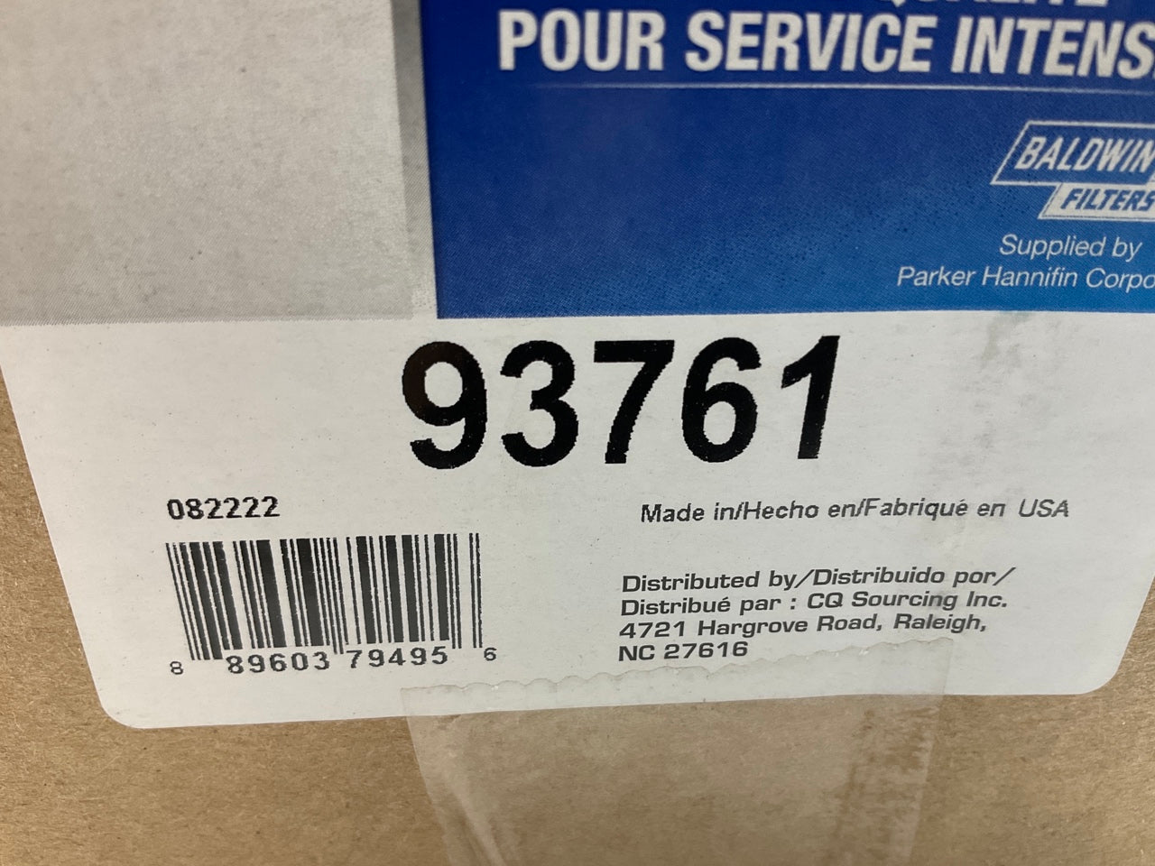 Carquest 93761 Air Filter Replaces AF2537, PA31010, 7010030, 7286652, SA16782