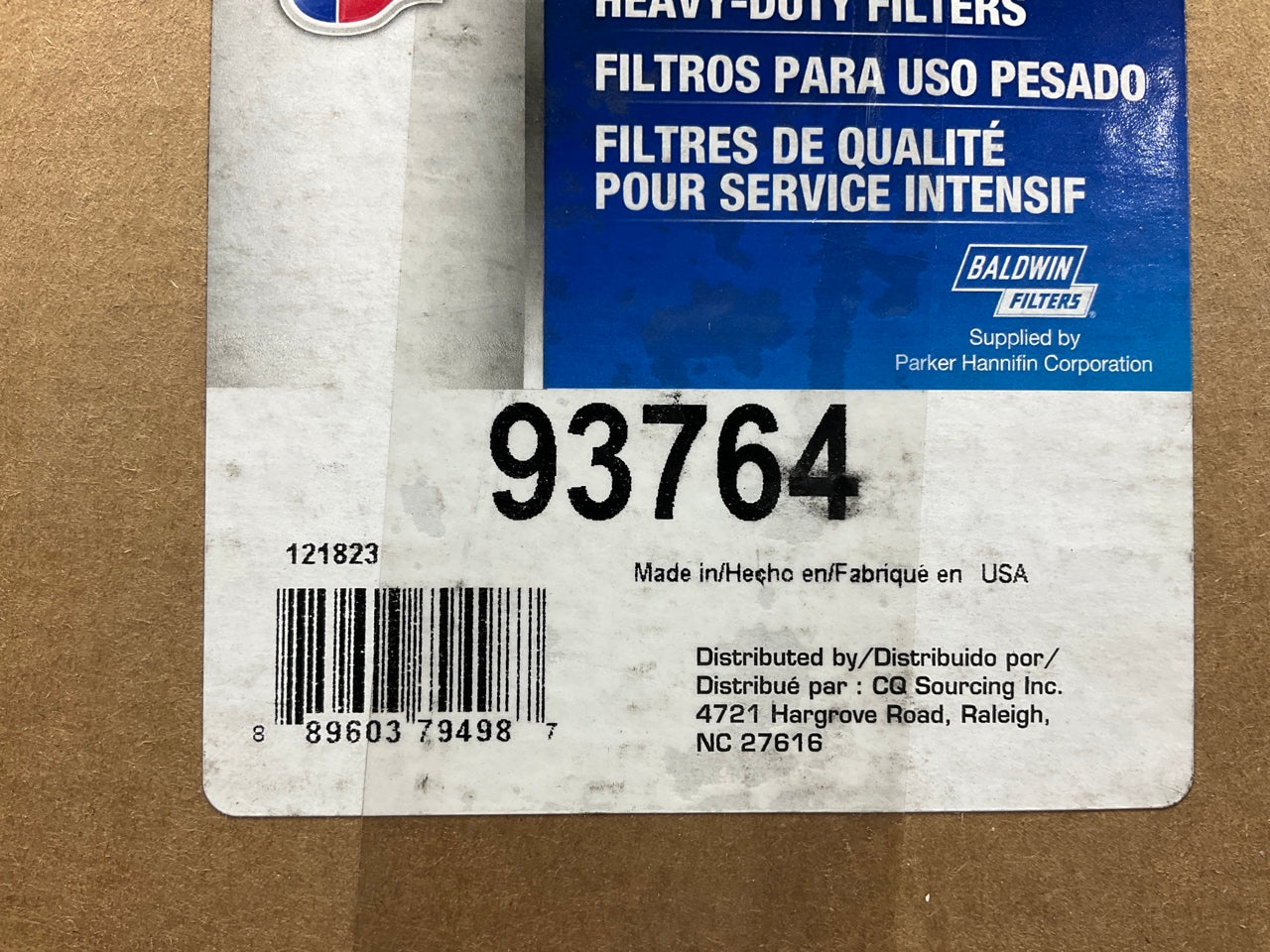 Carquest 93764 Engine Air Filter Replaces Wix # WA10861