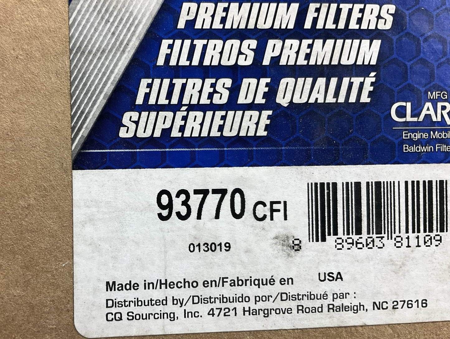 Carquest 93770 Air Filter Replaces PA31007, 5310325, P638062, AF55320, AF2511
