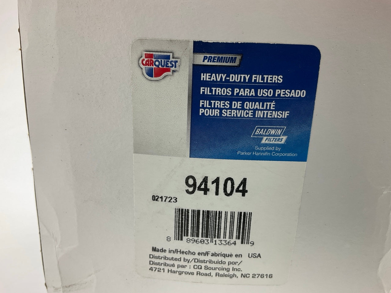 Carquest 94104 Hydraulic Filter - Replaces 1A9251, 51860, P779660, BT38710
