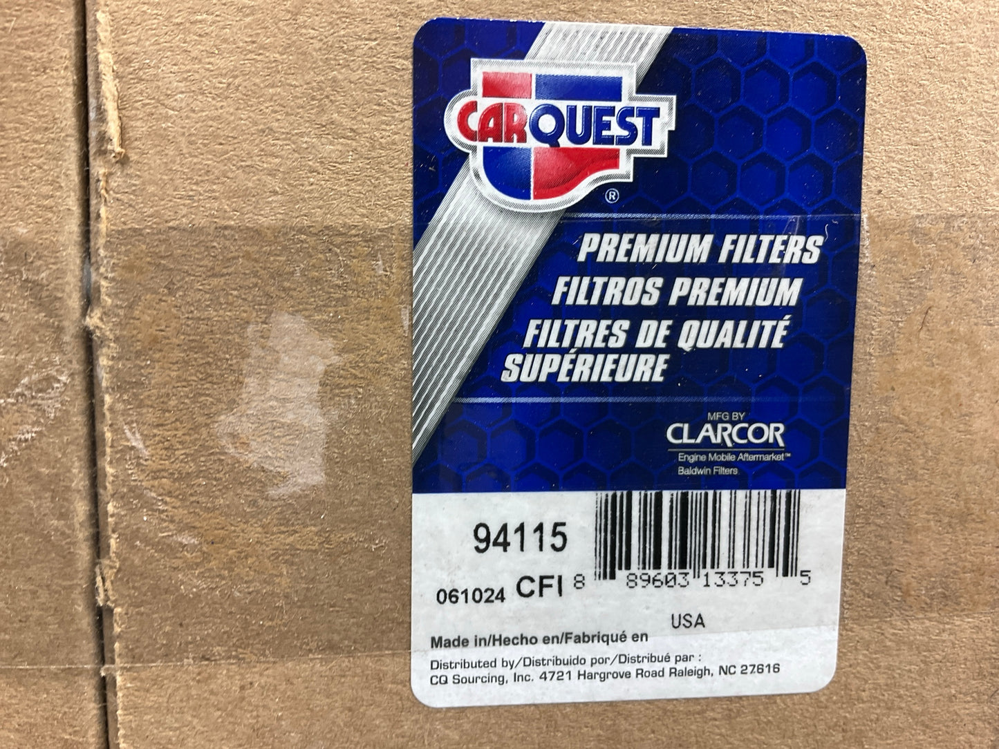 (2) Carquest 94115 Hydraulic Filter Replaces 5I8670, P573481, KHJ10950, 47635916