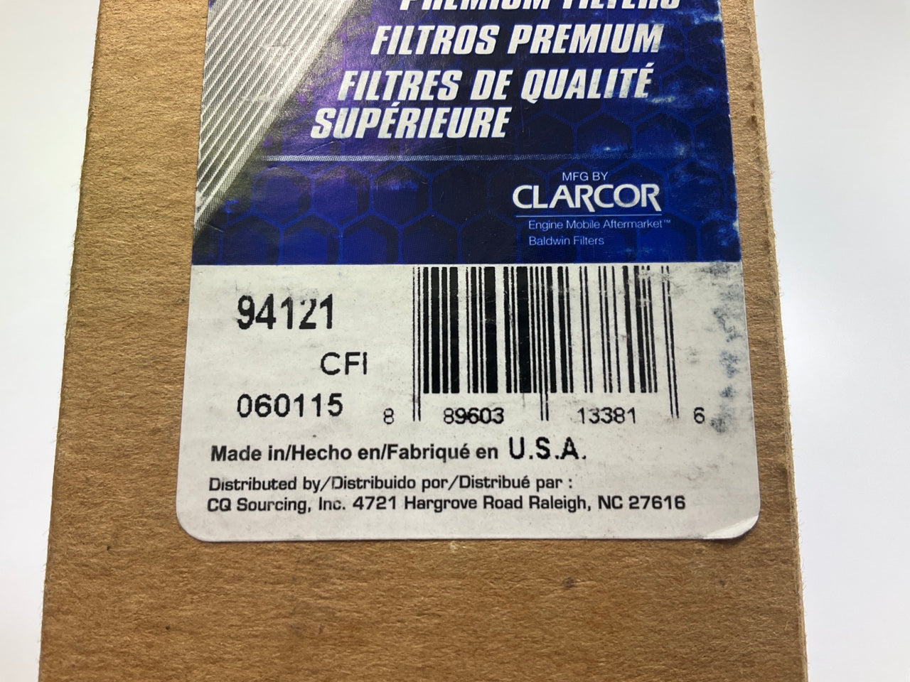 Carquest 94121 Hydraulic Filter Replaces Baldwin H9047, Donaldson P566202, 57122