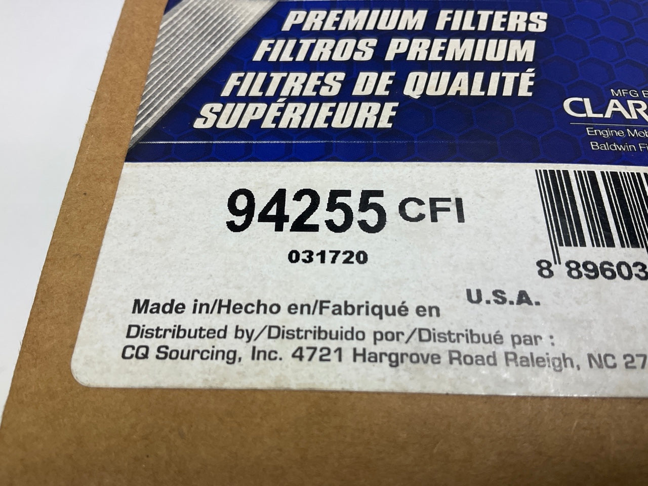Carquest 94255 Engine Oil Filter