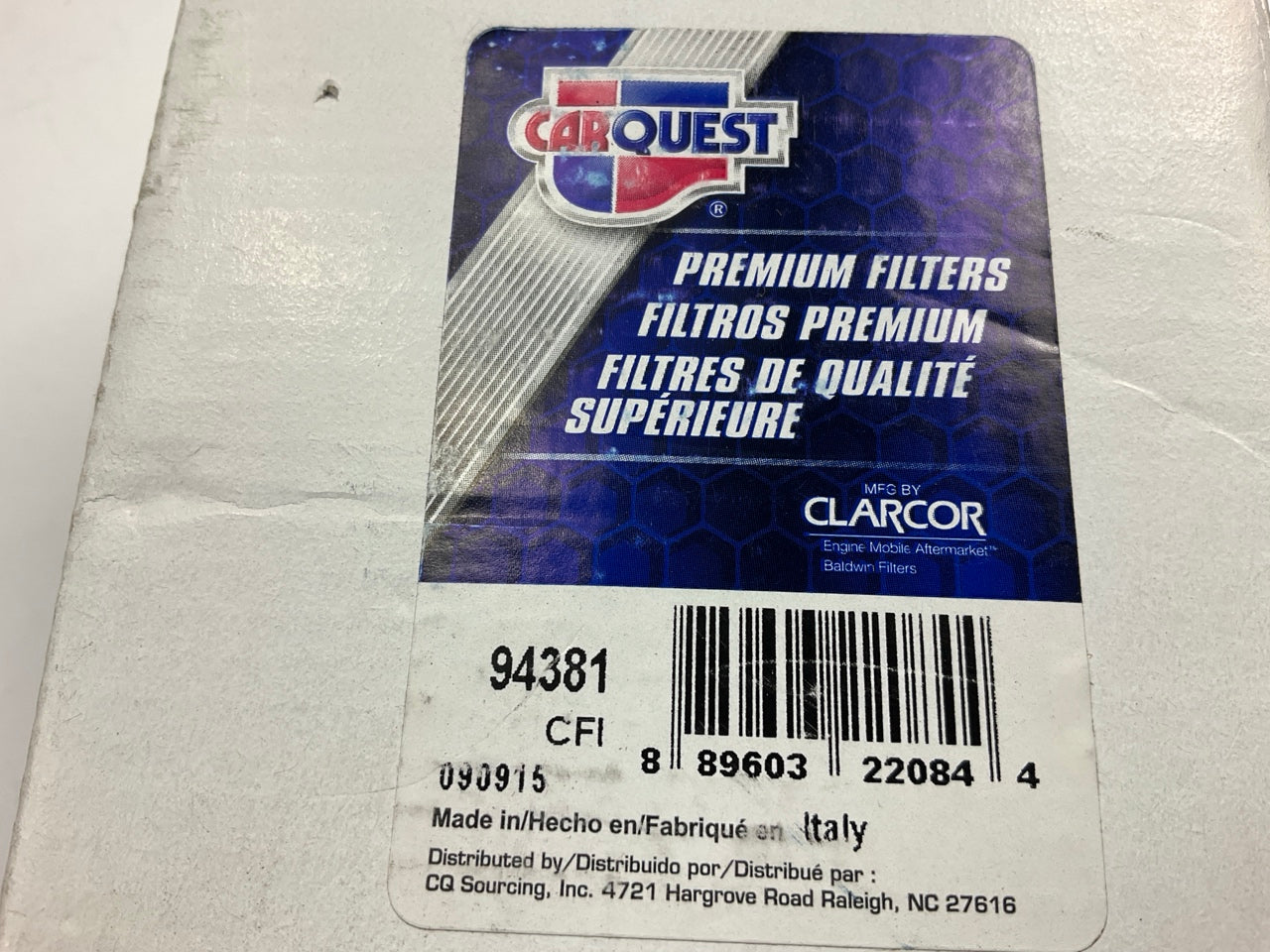Carquest 94381 Hydraulic Filter - Replaces Parker G01068, MF0059702, D03B10GAV