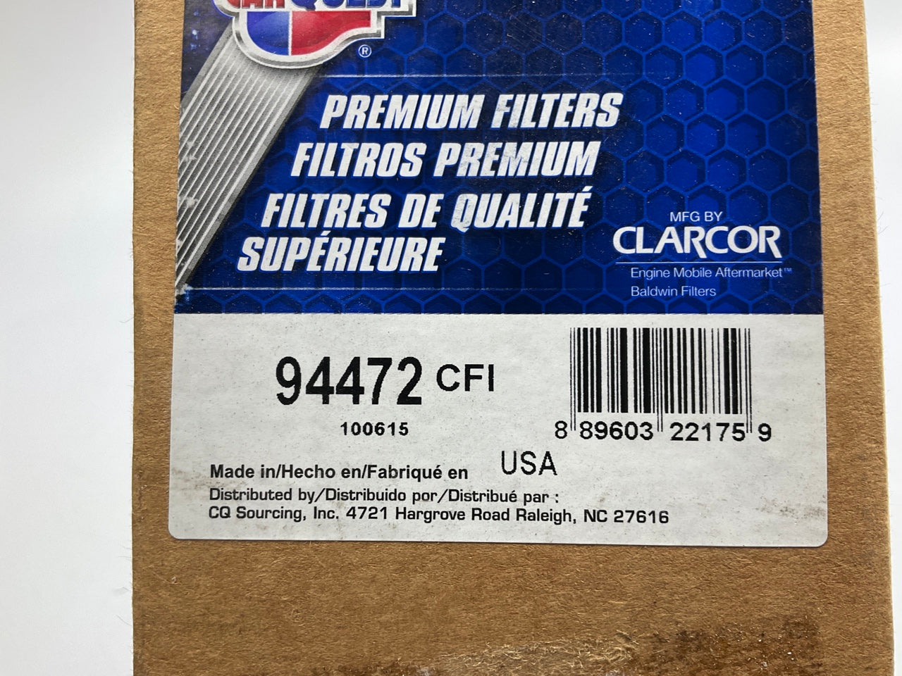 Carquest 94472 Hydraulic Filter Replaces 761000000 PT8344 4ZHN8