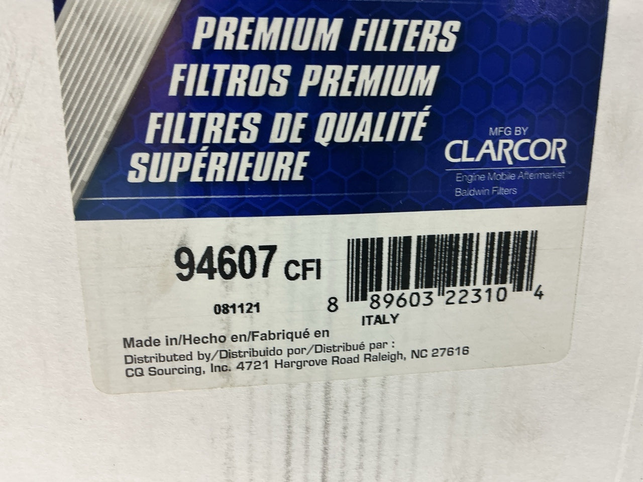 Carquest 94607 Hydraulic Filter Replaces P784037 HF35329 7373881 HY16303