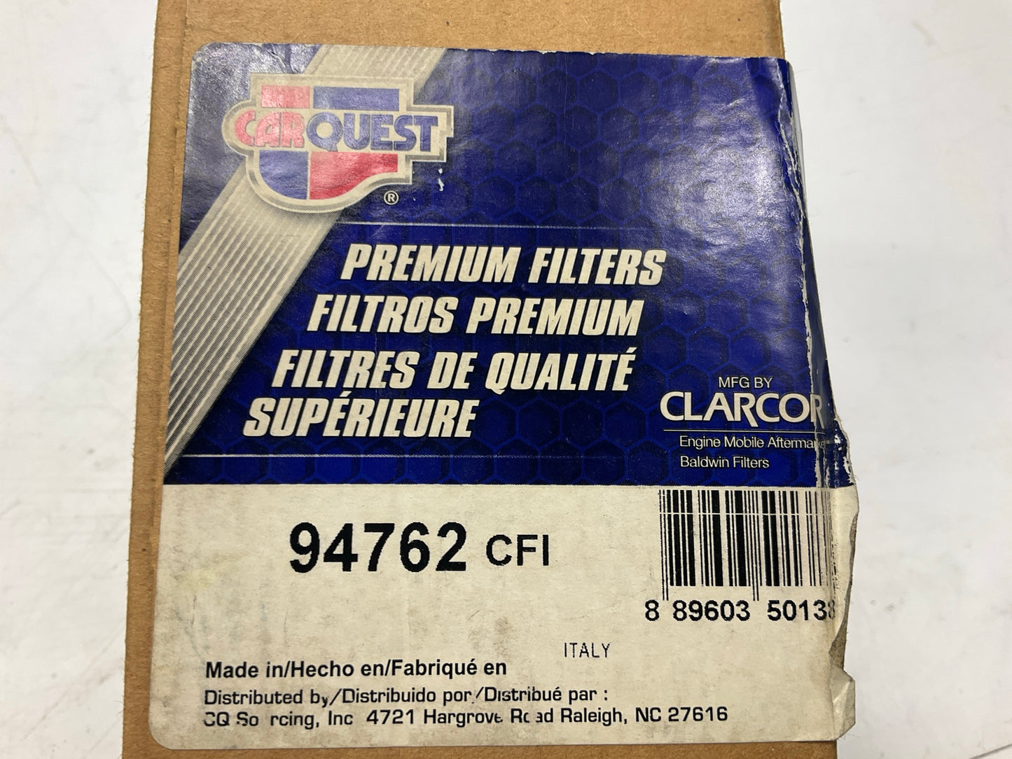 Carquest 94762 Hydraulic Filter Replaces Wix # D37B100SV