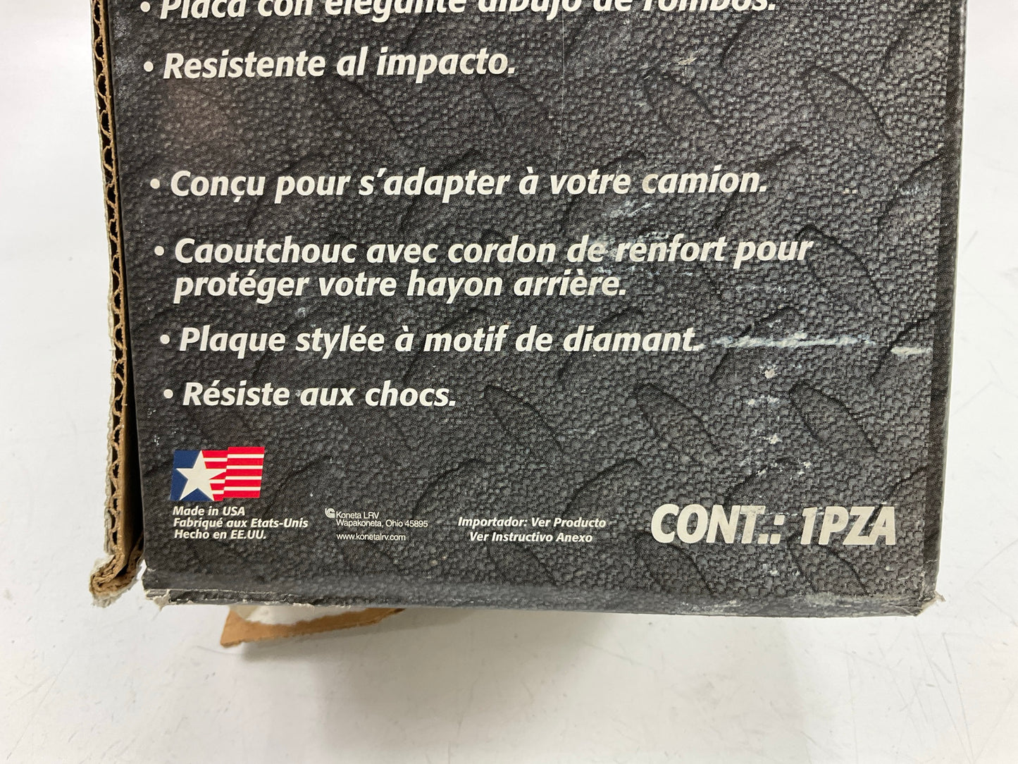 ProTecta 9583 Diamond Tailgate Protector Rubber Liner Mat - 1994-up Chevy S10