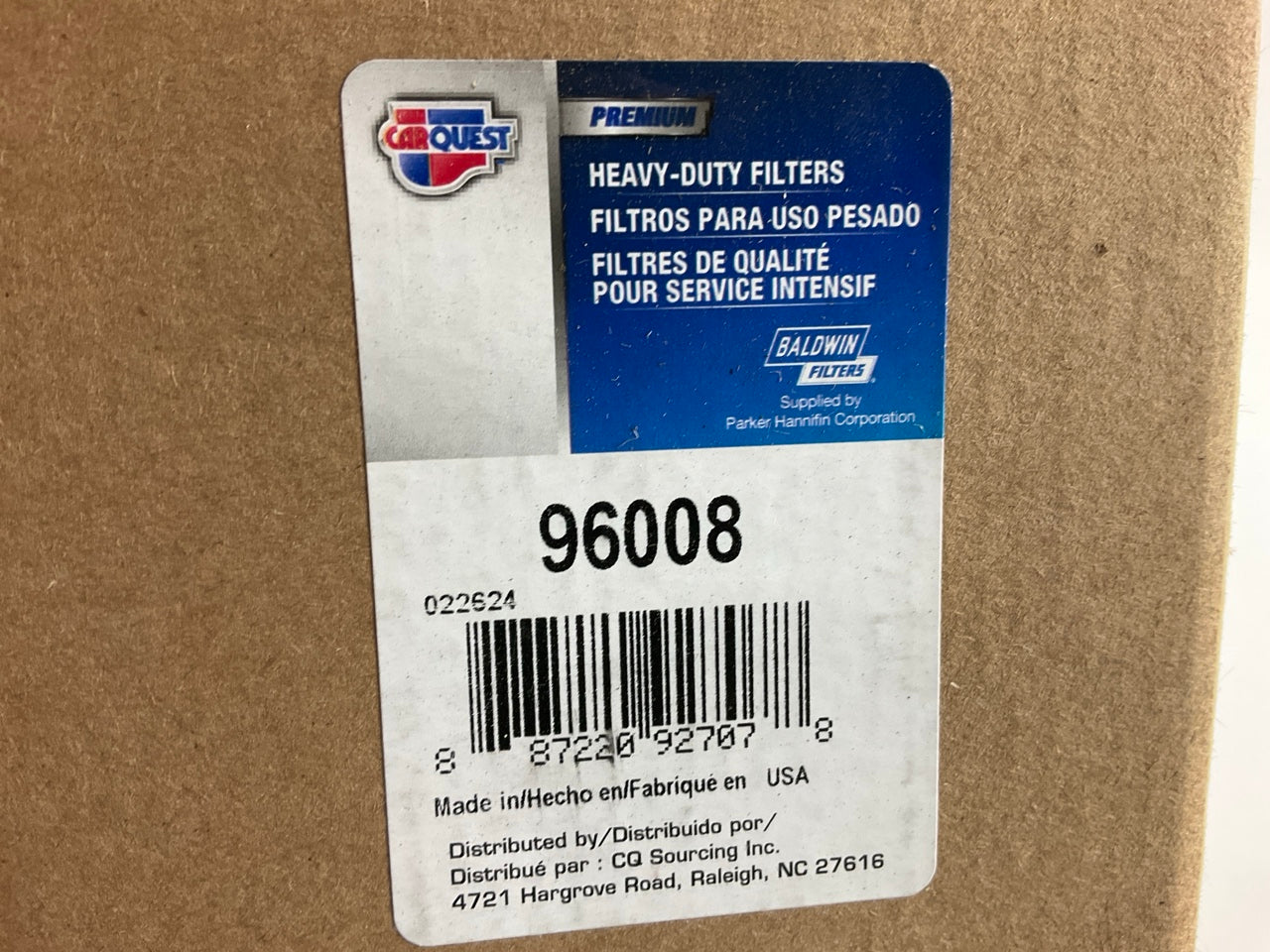 Carquest 96008 Fuel Filter - Replaces BF9860, 3685306, P555686, LFF5686, WF10008
