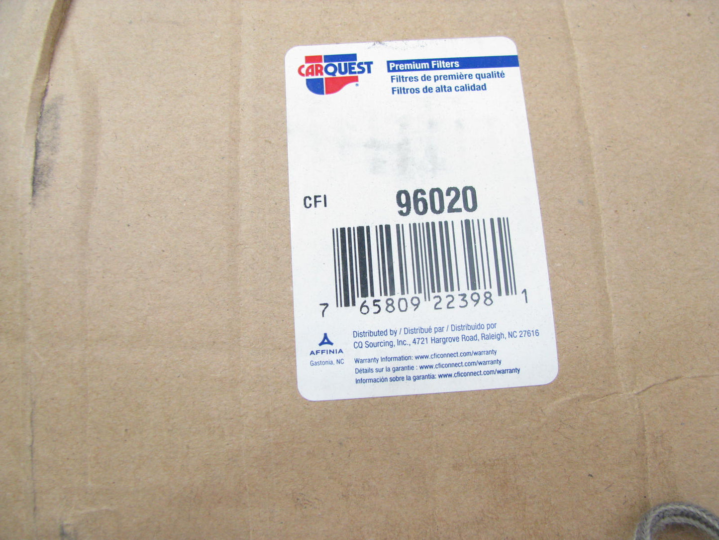 Carquest 96020 Fuel Filter For 2001-2005 Dodge Grand Caravan