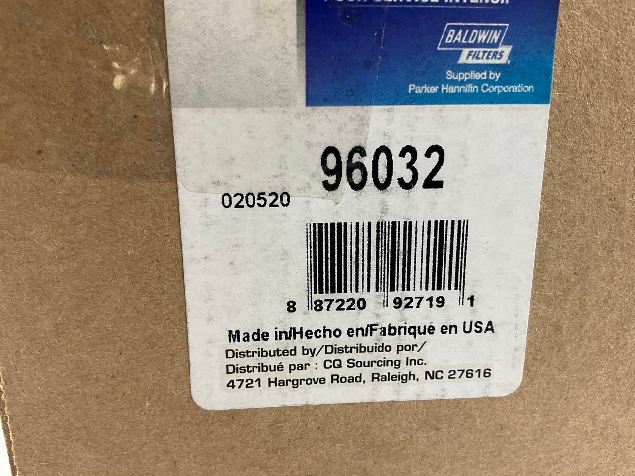 Carquest 96032 Diesel Fuel Water Separator Filter - Replaces WF10025, 483GB472M