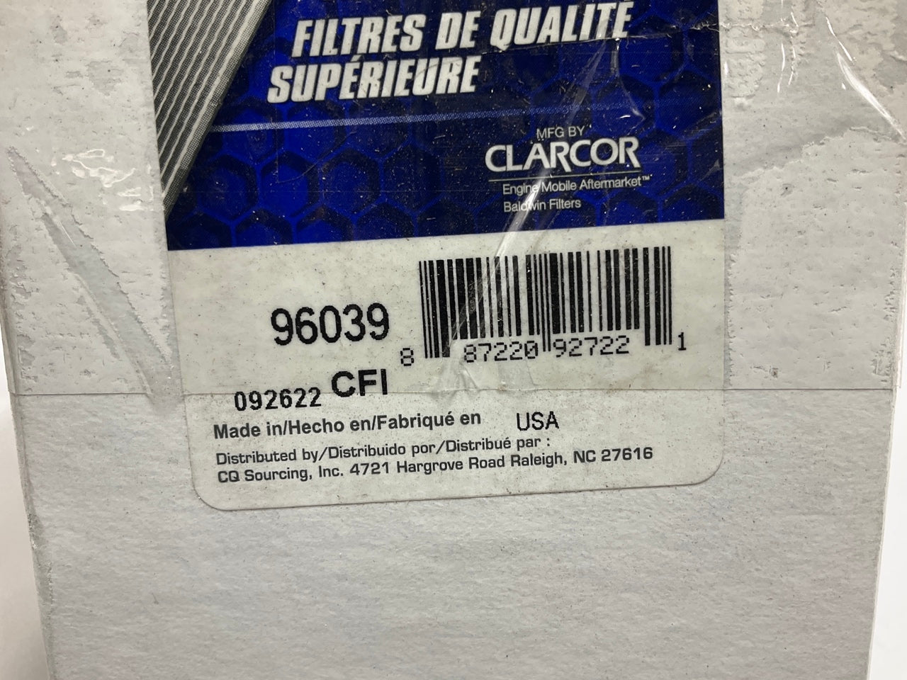 (2) Carquest 96039 Fuel Filter - Replaces RE533026, P551432, WF10053, WF10031