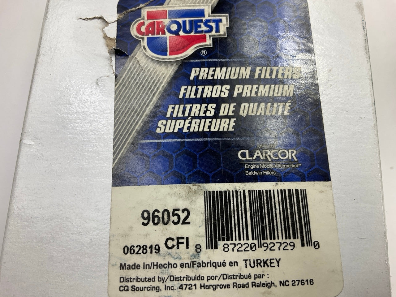 Carquest 96052 Baldwin BF7965 Fuel Filter - Replaces WF10052, P765325, 32007057