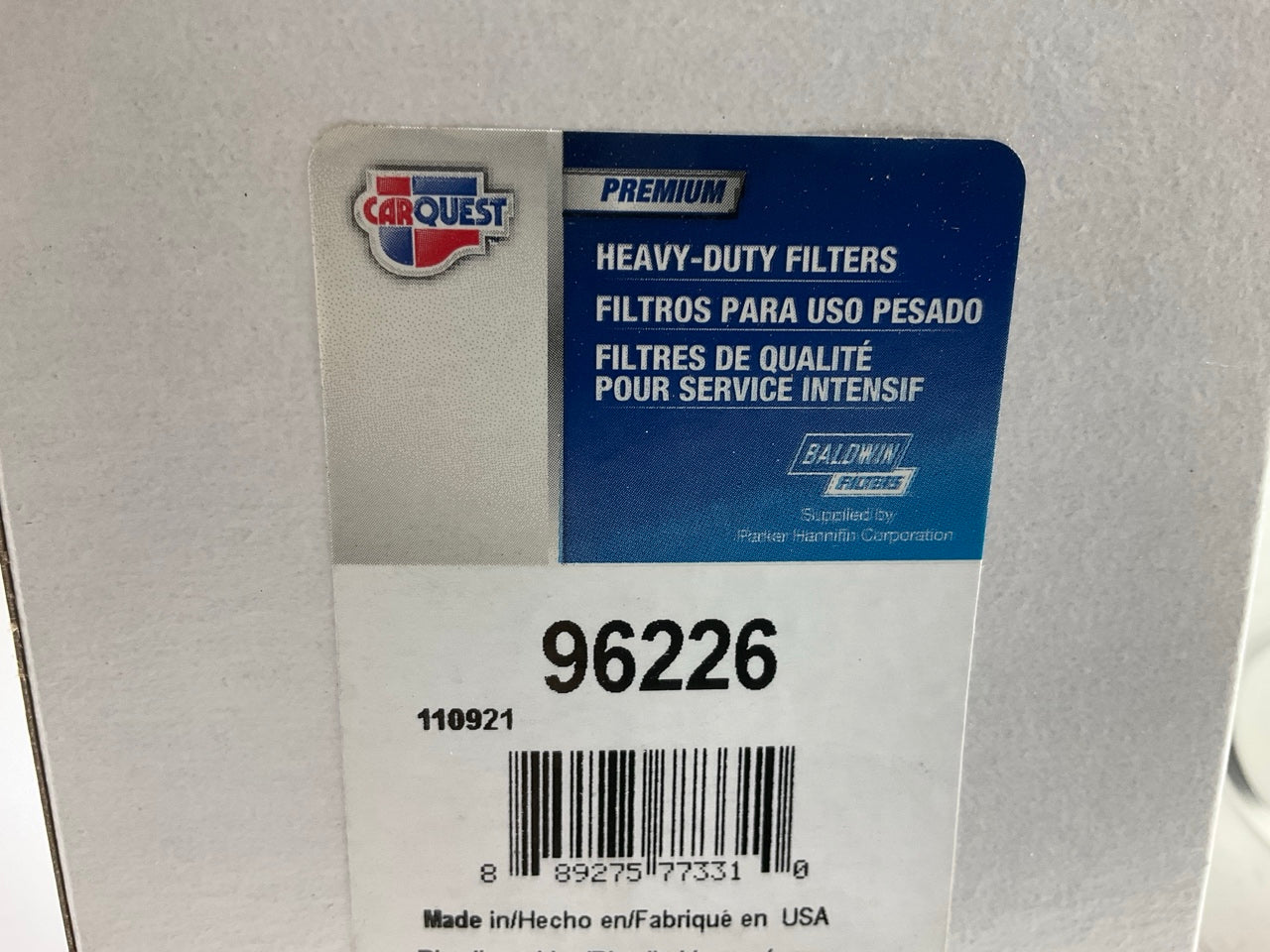 Carquest 96226 Diesel Fuel Water Separator Filter