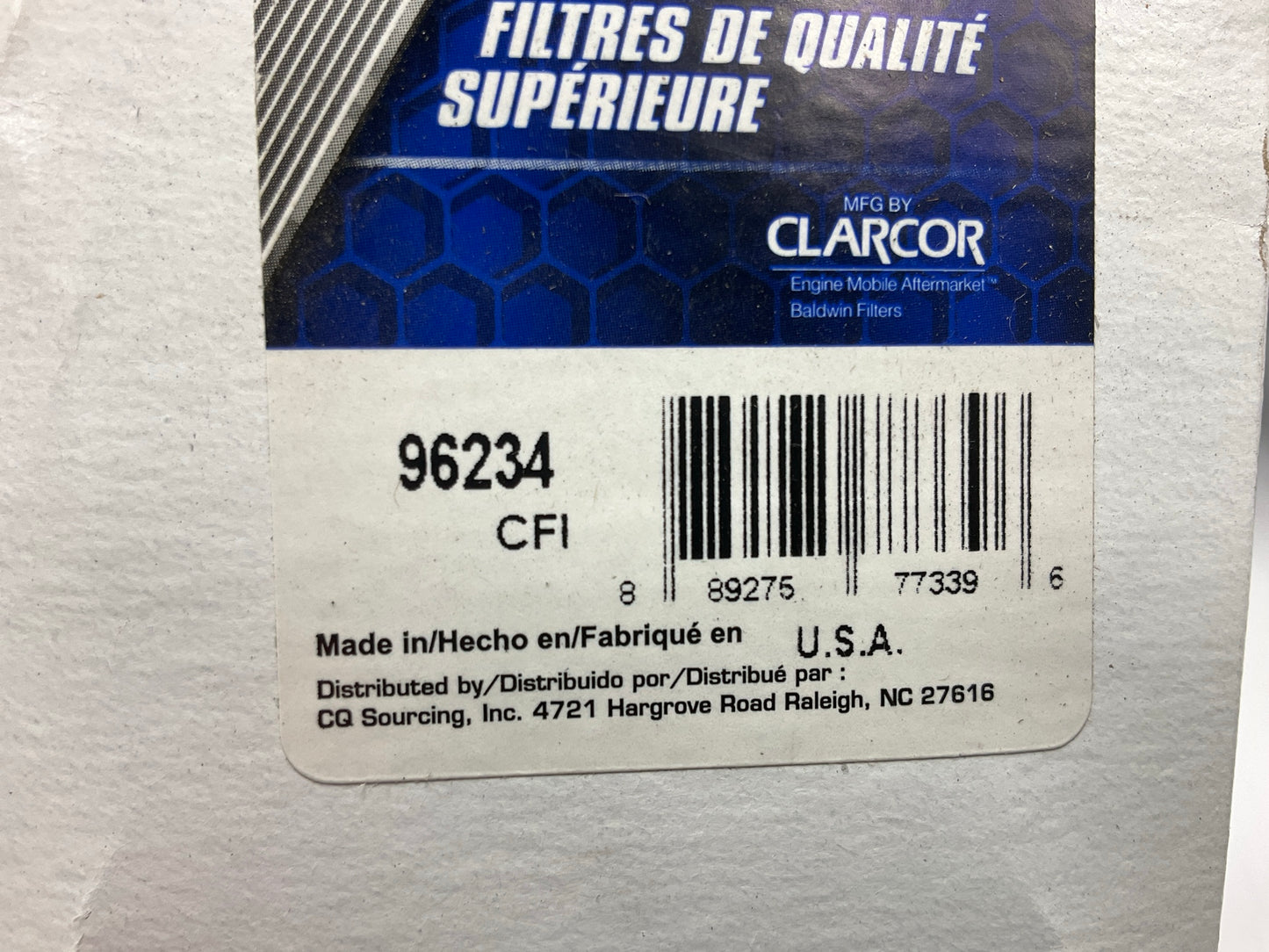 (2) Carquest 96234 Fuel Filter - Replaces BF13 P550238 F56028 39069 16403Z9001