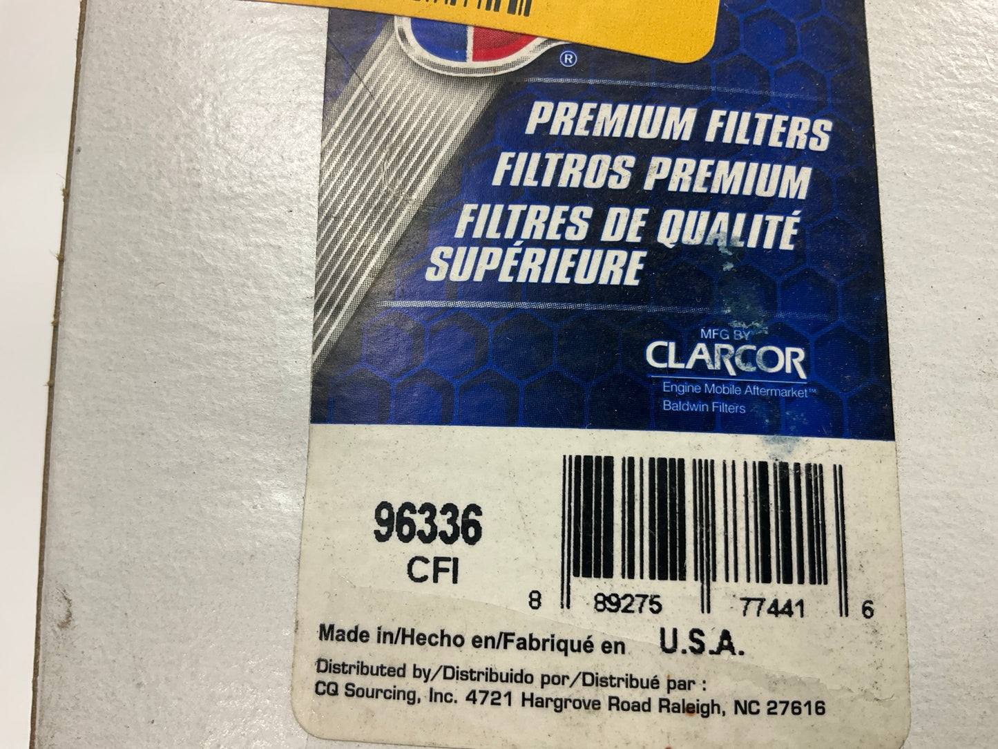 Carquest 96336 Engine Oil Filter Replaces Wix # 51092