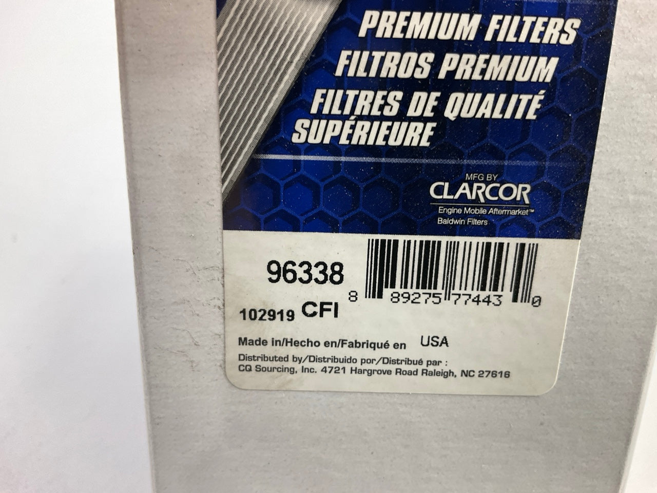 Carquest 96338 Engine Oil Filter