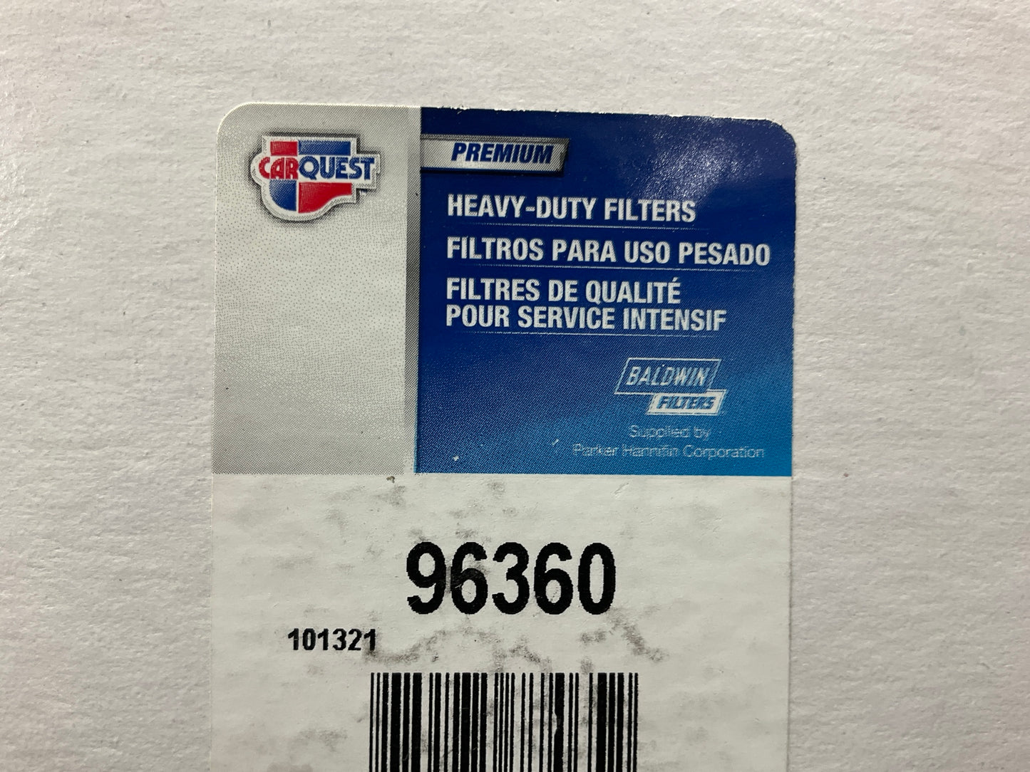 Carquest 96360 Hydraulic Filter - Replaces P165020, PT207, 15799, CW1567P