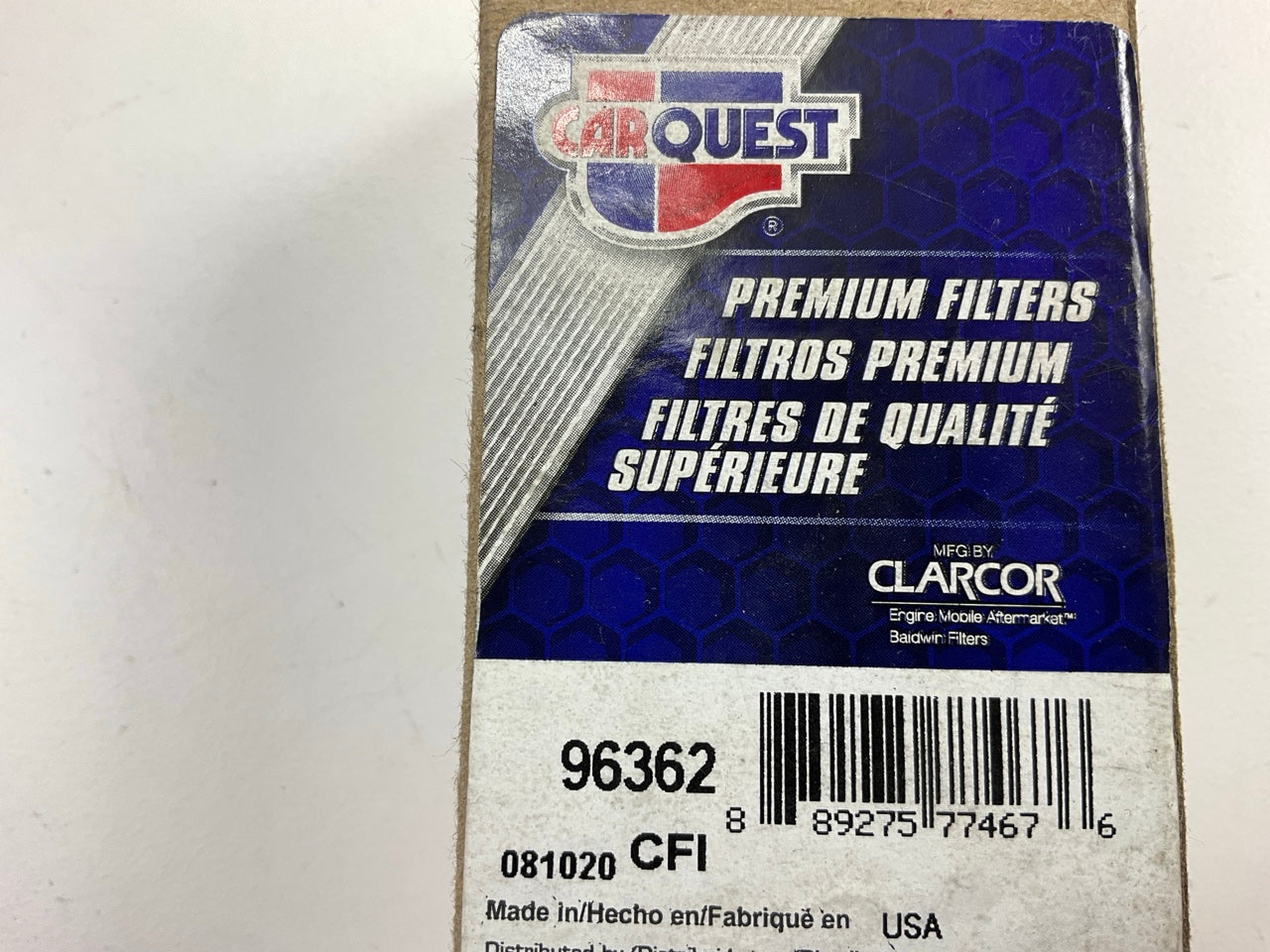 Carquest 96362 Hydraulic Filter - Replaces AN62354A, PT258, HF6369, HF965