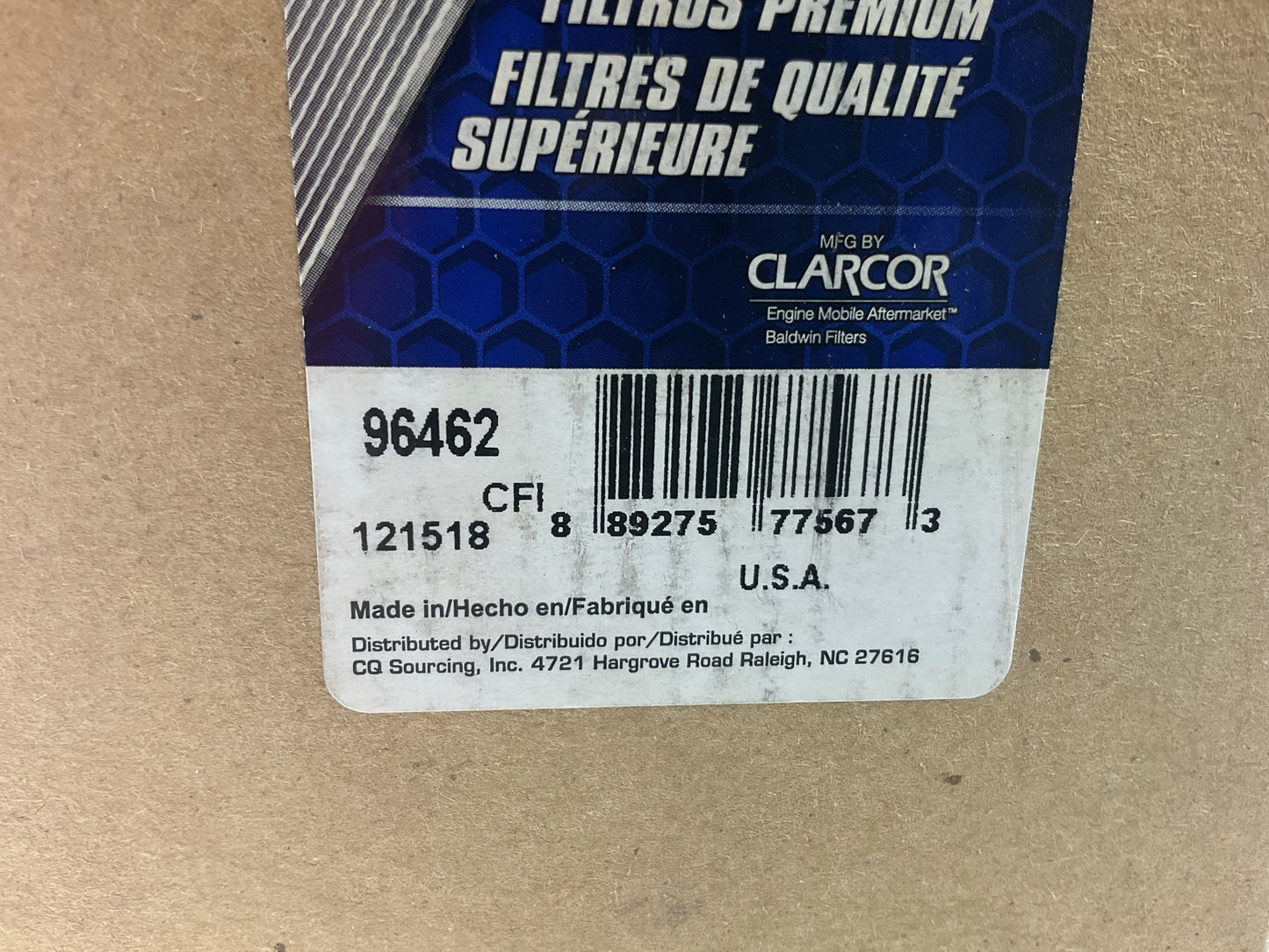 Carquest 96462 Hydraulic Filter - Replaces BT9370MPG, P569401, HF35491, RE205726