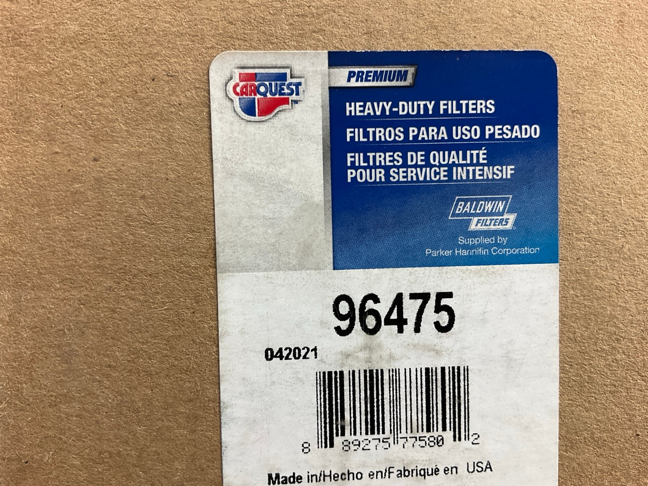 Carquest 96475 Oil Filter Replaces PH8842 51791 L50068 LFP3191 LF327 LF9667