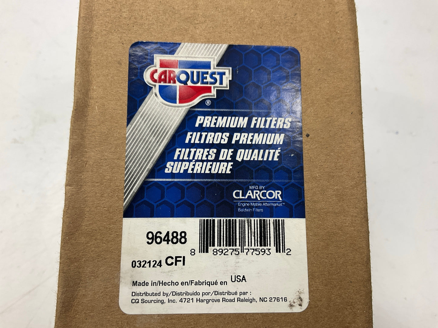 Carquest 96488 Hydraulic Filter Replaces 51688 LH4174 HF980 C7271 HF8071 P164174