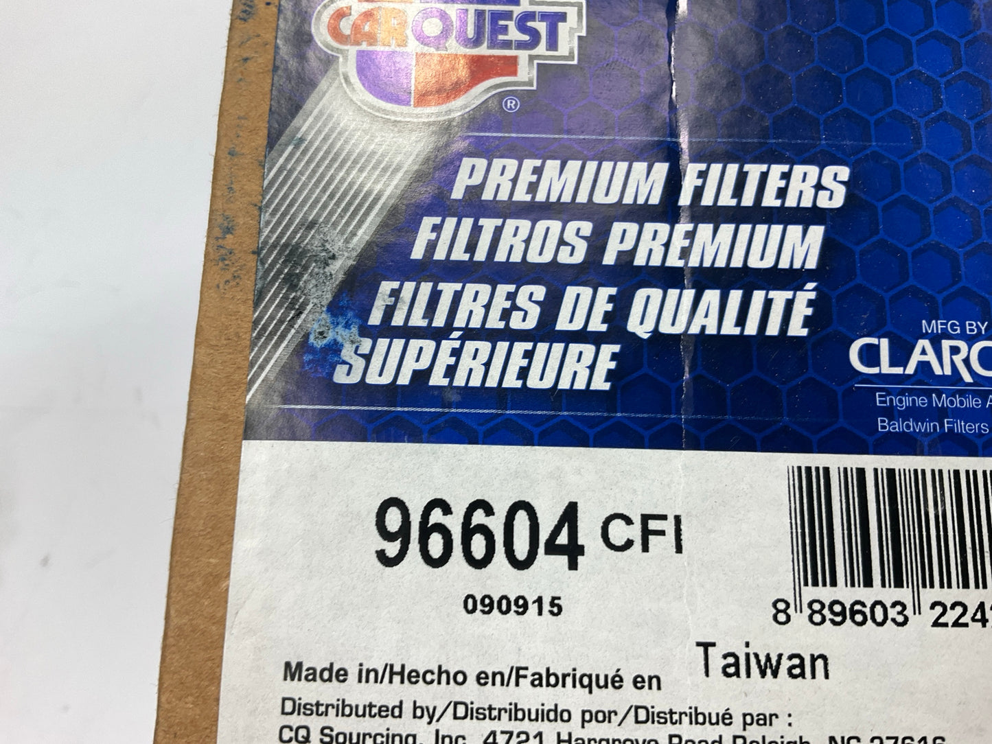 Carquest 96604 Fuel Filter Replaces 24604, 114250-55120, WGF9202