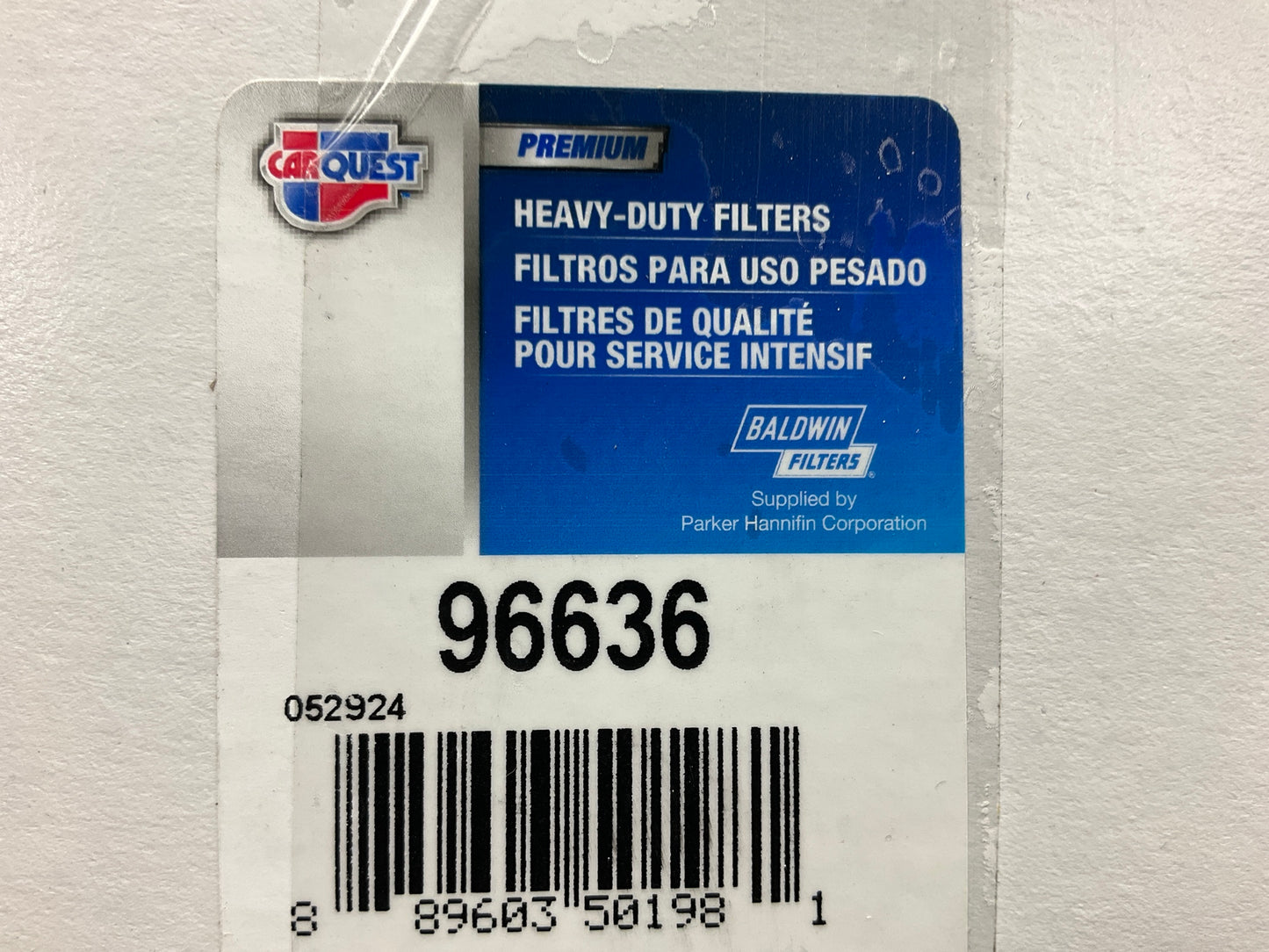Carquest 96636 Diesel Fuel Water Separator Filter Replace FS36401 PF9928 WF10249