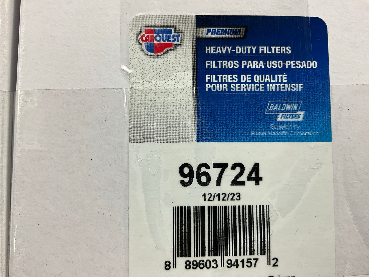 (2) Carquest 96724 Fuel Filter - Replaces WF10451
