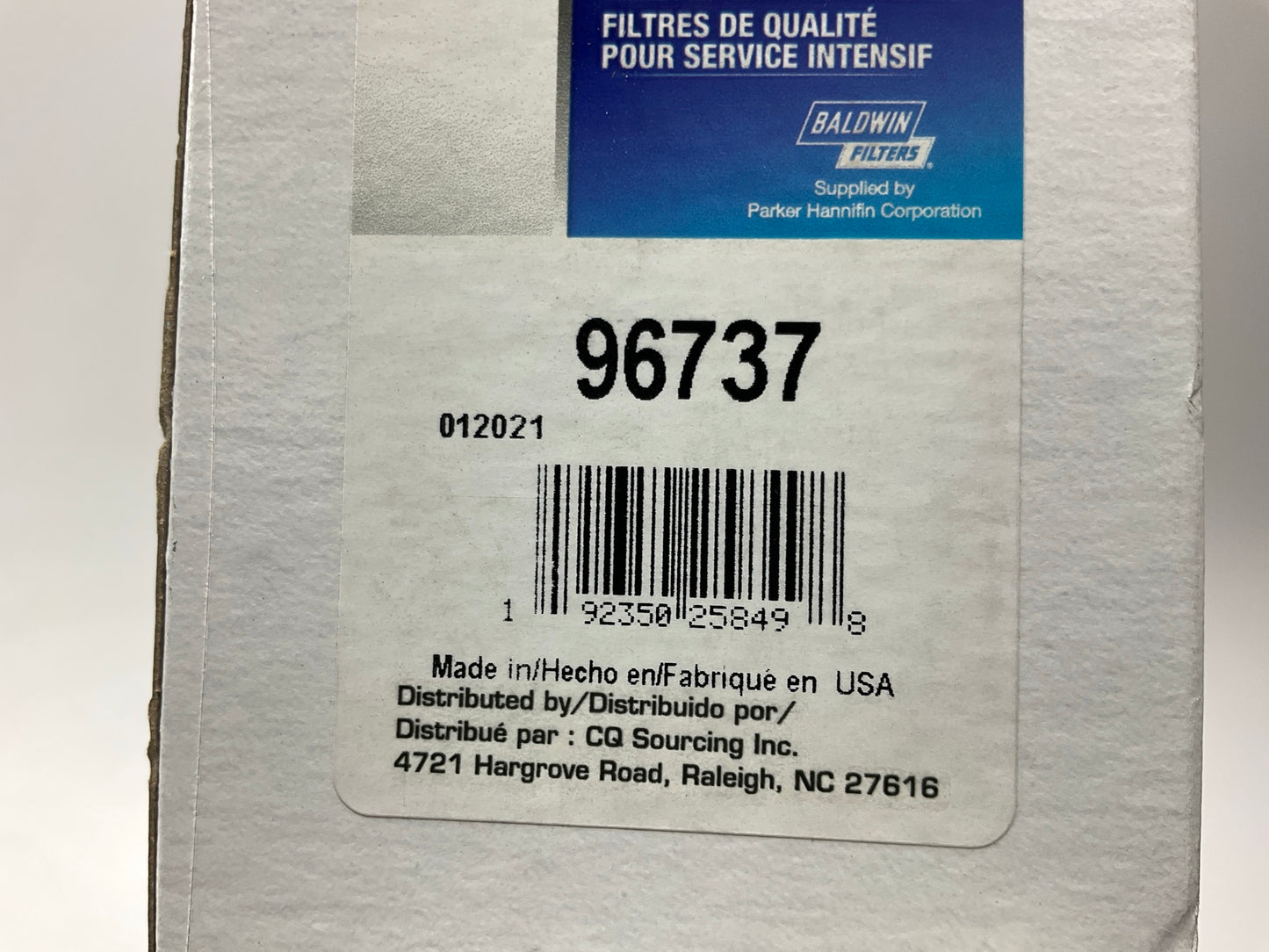 Carquest 96737 Diesel Fuel Filter Element - Replaces PF46137, MO1006