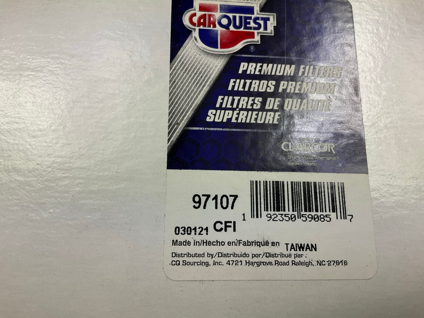 (2) Carquest 97107 Cabin Air Filter - Replacement For CAT 329-3243, Wix WP10237