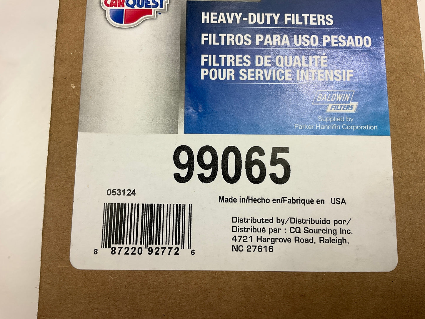 Carquest 99065 Coolant Spin-on Filter - Replaces WS10058, WF2076, WC20