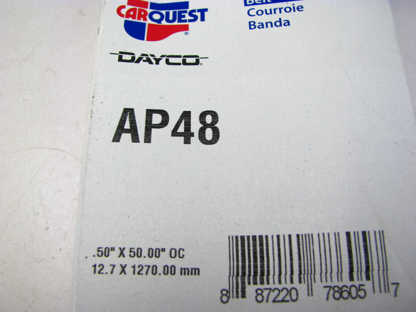 Carquest AP48 Industrial Accessory Drive Belt - 1/2'' X 50''
