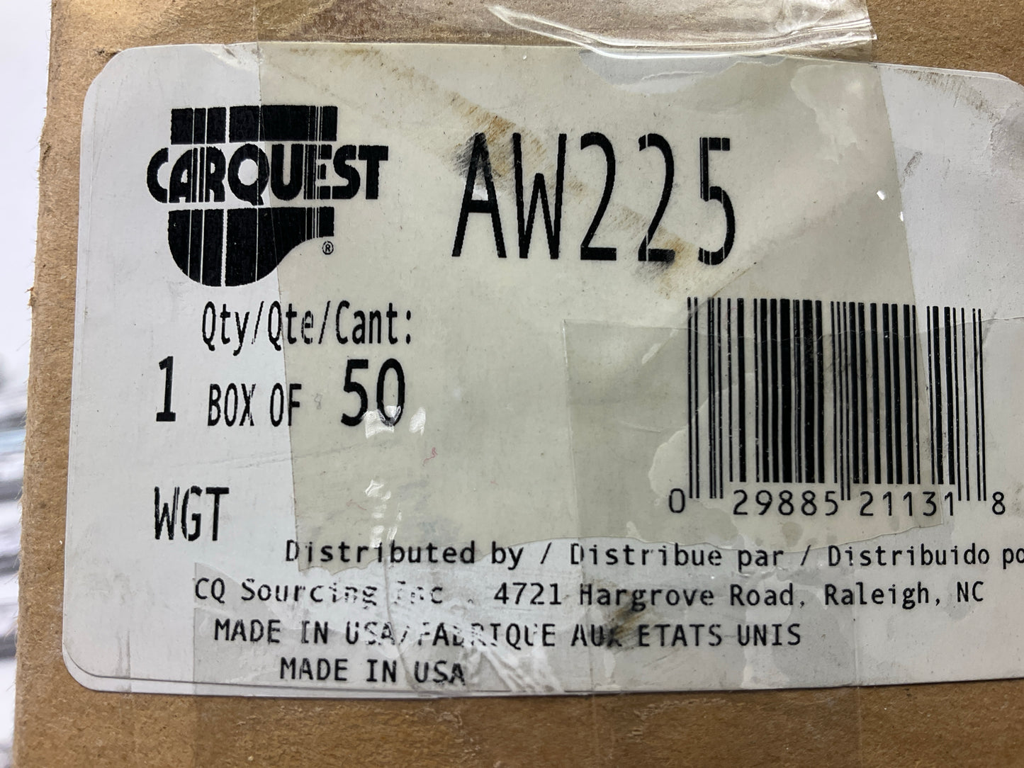 Carquest AW225 2.25oz Wheel Balancer Weights, Qty.50 Pcs