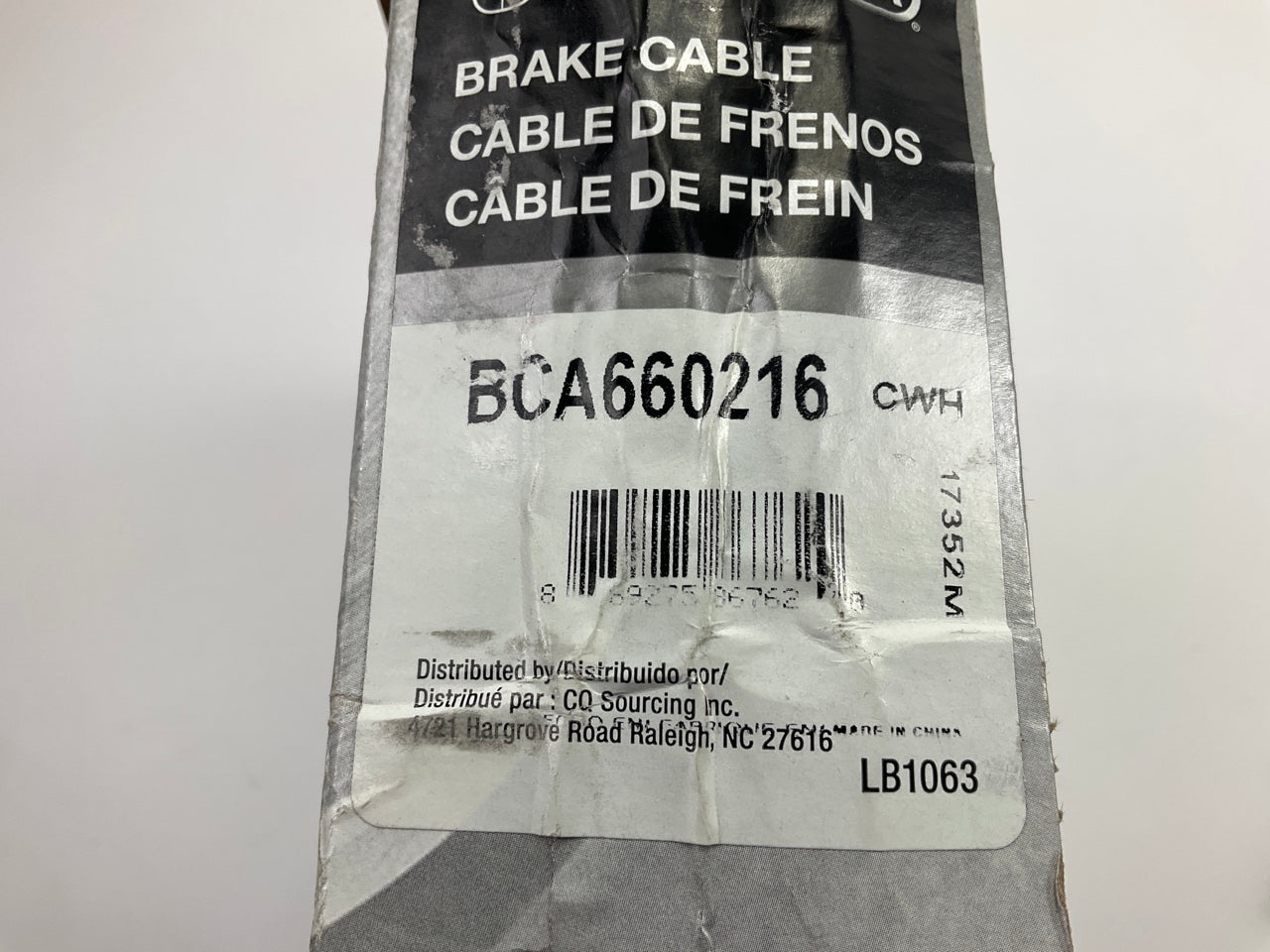 Carquest BCA660216 Intermediate Parking Brake Cable