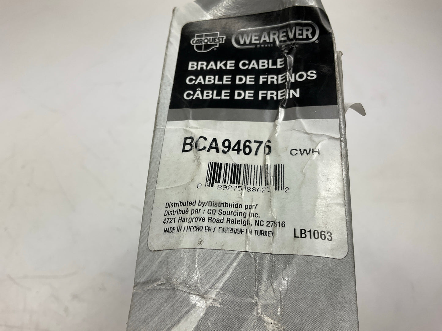 Carquest BCA94676 Rear Left Parking Brake Cable