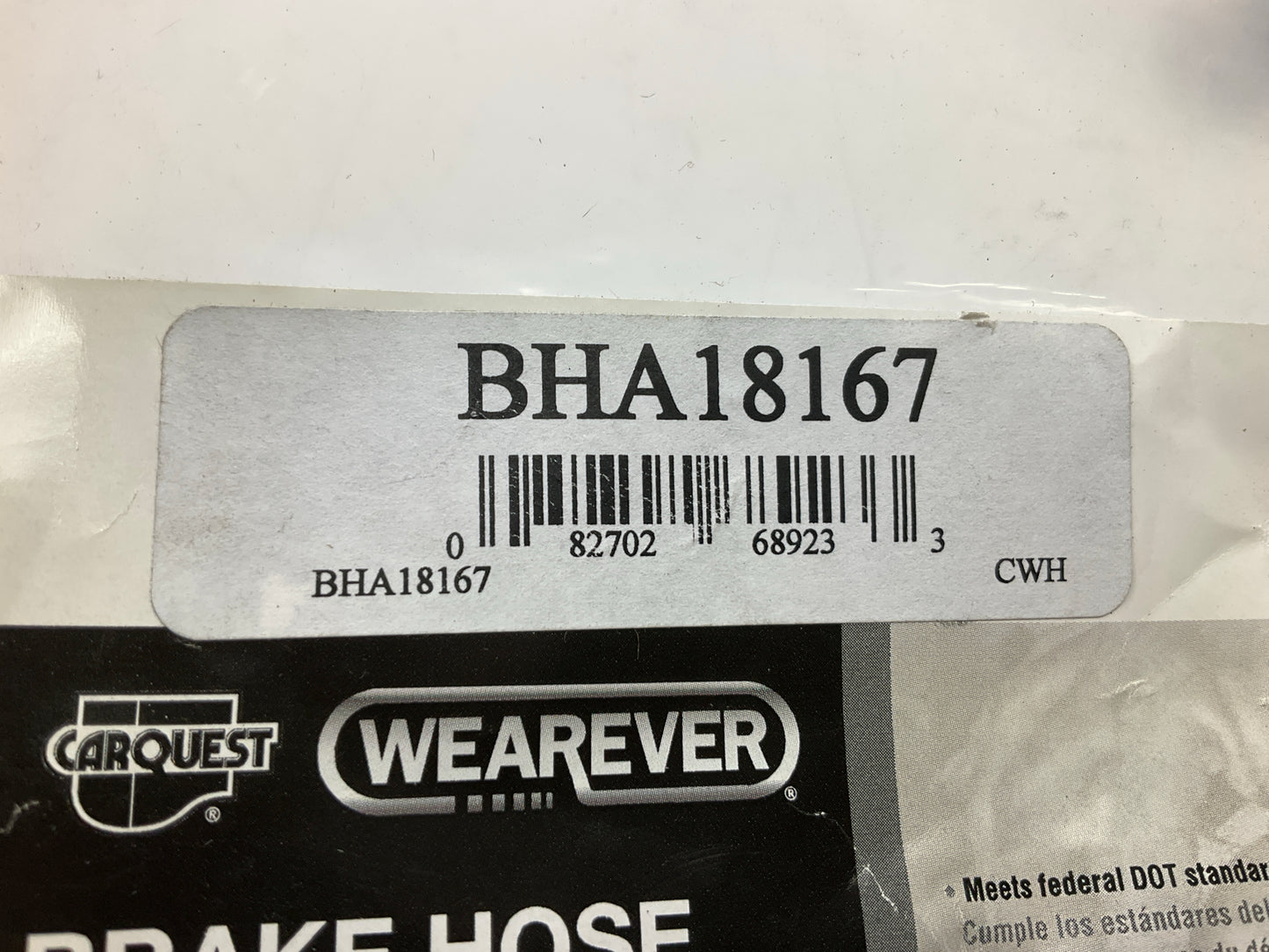 (2) Carquest BHA18167 Front Brake Hose