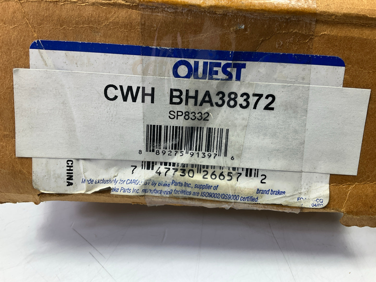 Carquest BHA38372 Rear Center Brake Hose For 1986-1995 Ford Mustang