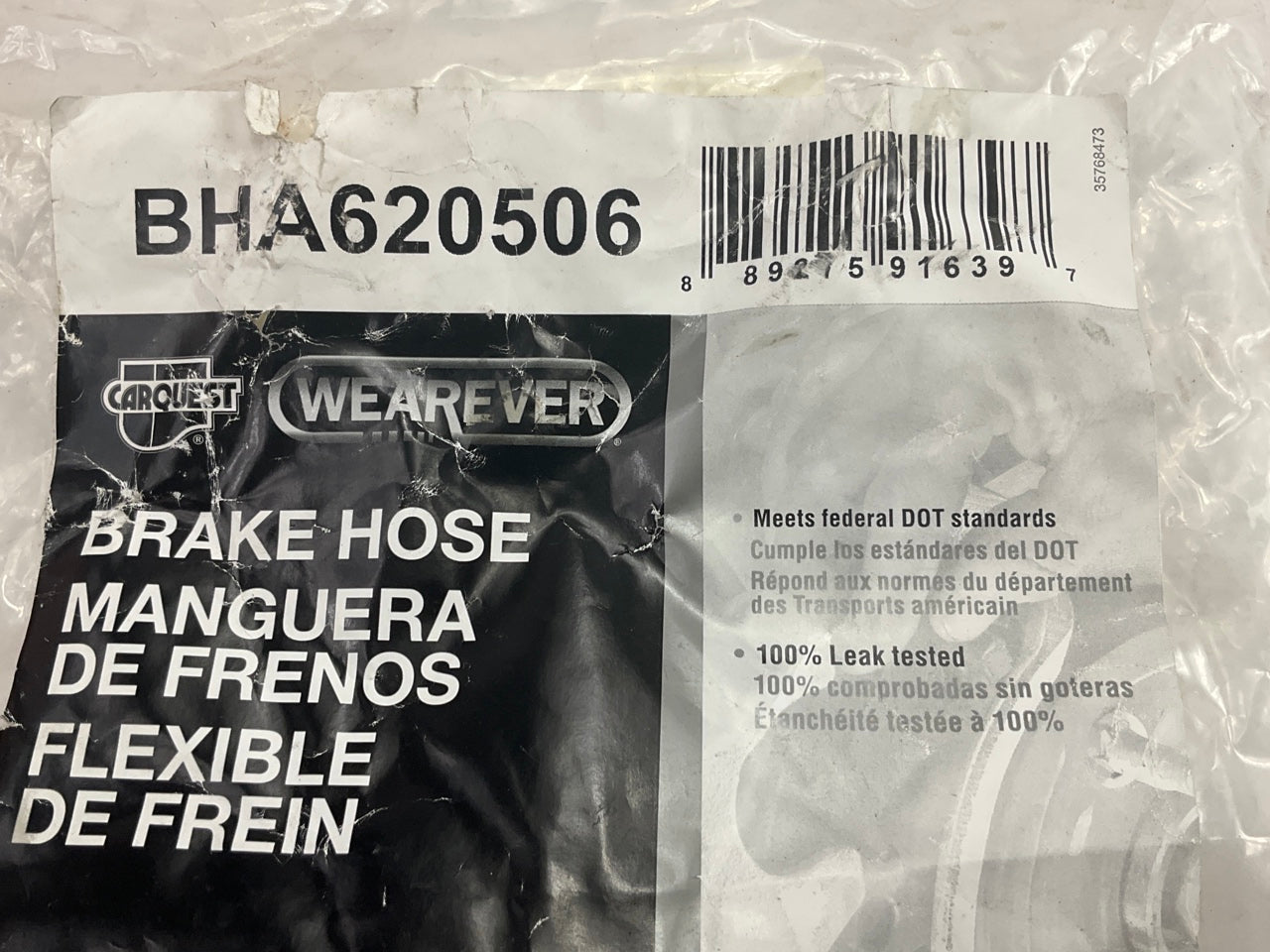 Carquest BHA620506 Front Right Brake Hose