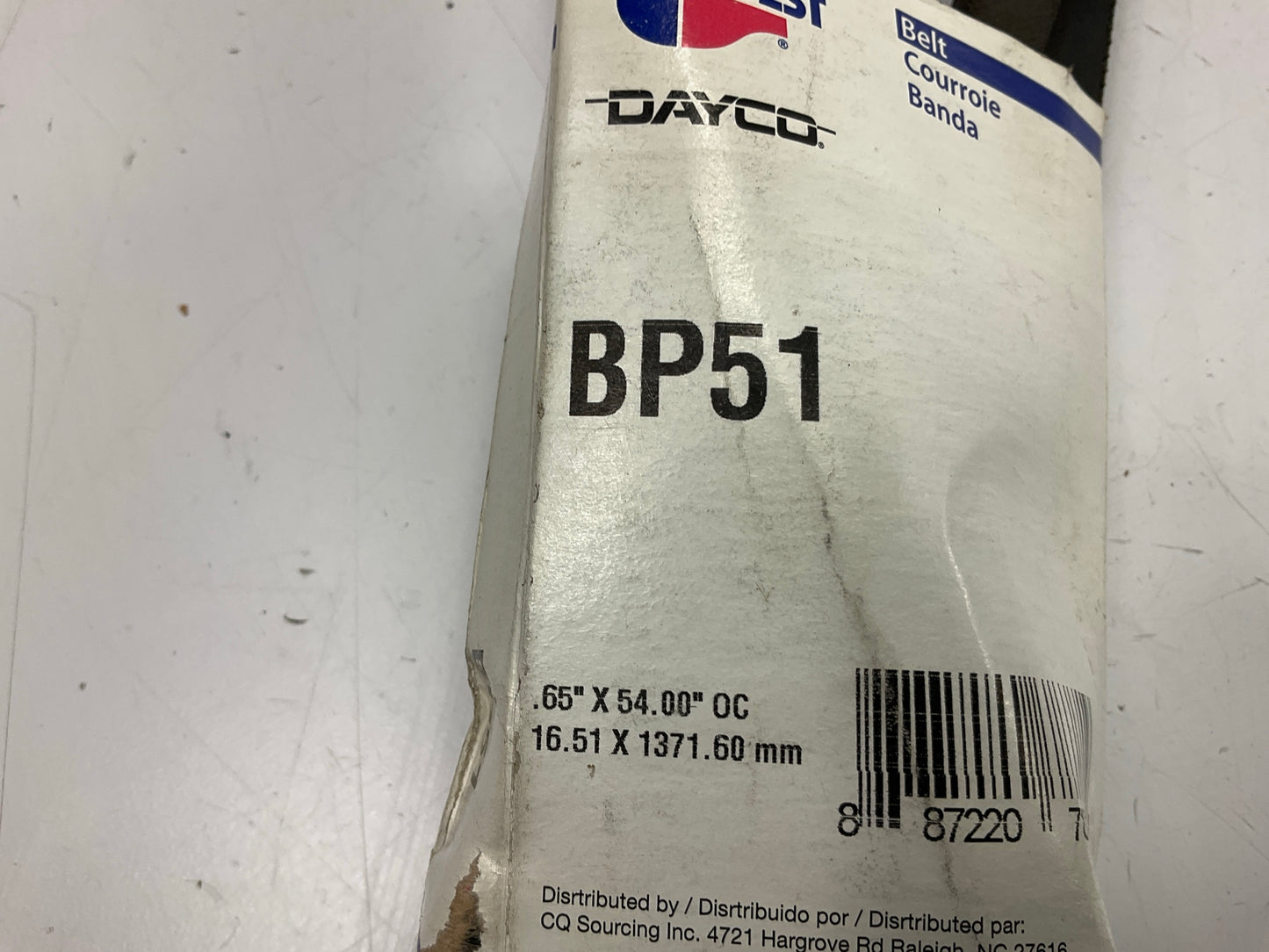Carquest BP51 Industrial Accessory Drive V-Belt - 21/32'' X 54''