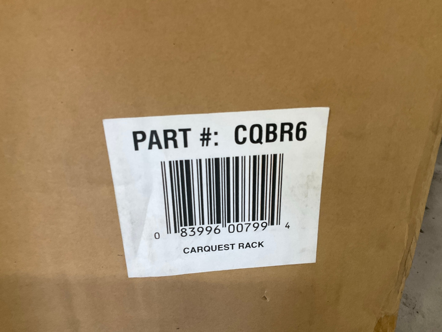 Carquest CQBR6 Car Battery Display Rack - Holds 6 Batteries