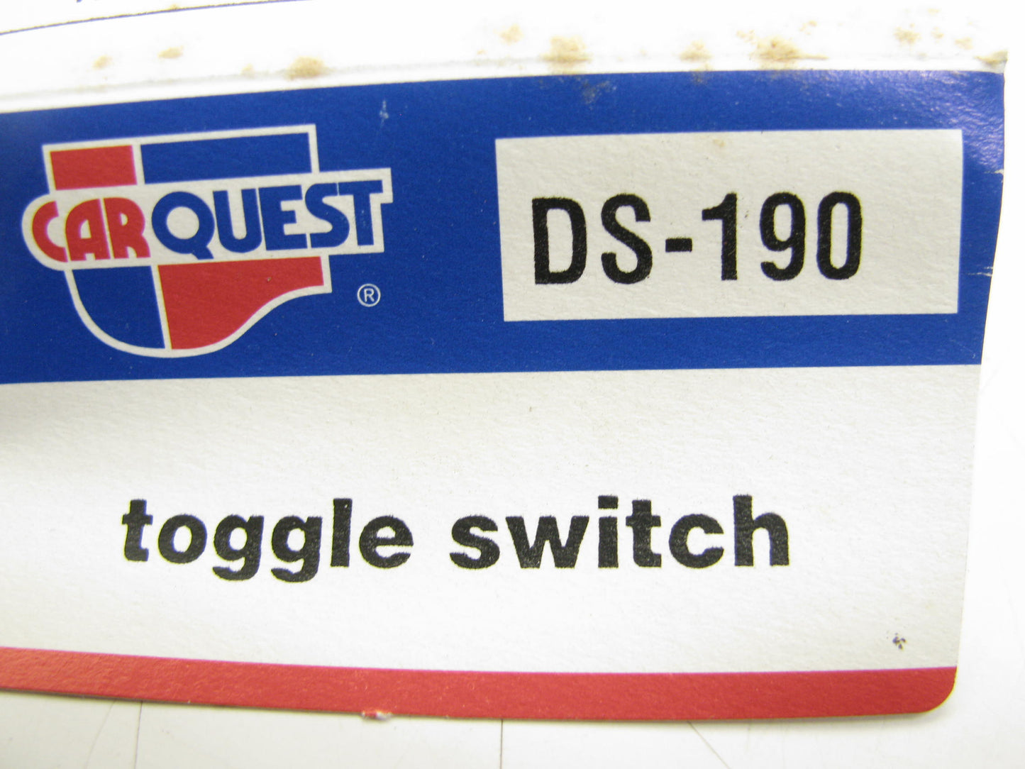Carquest DS-190 Universal, 2 Position Toggle Switch, SinglePole, Single Throw