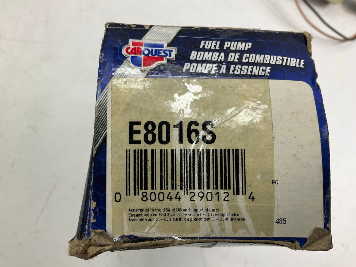 Carquest E8016S Universal Electric Fuel Pump 12 VDC 4-5 Psi 30-48 Gph