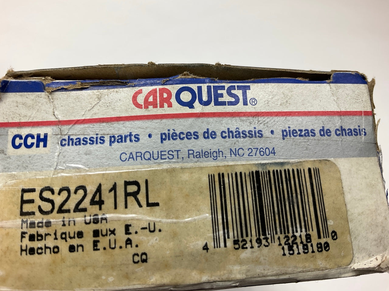 (2) Carquest ES2241RL Front Outer Steering Tie Rod End For 1983-86 Toyota Camry