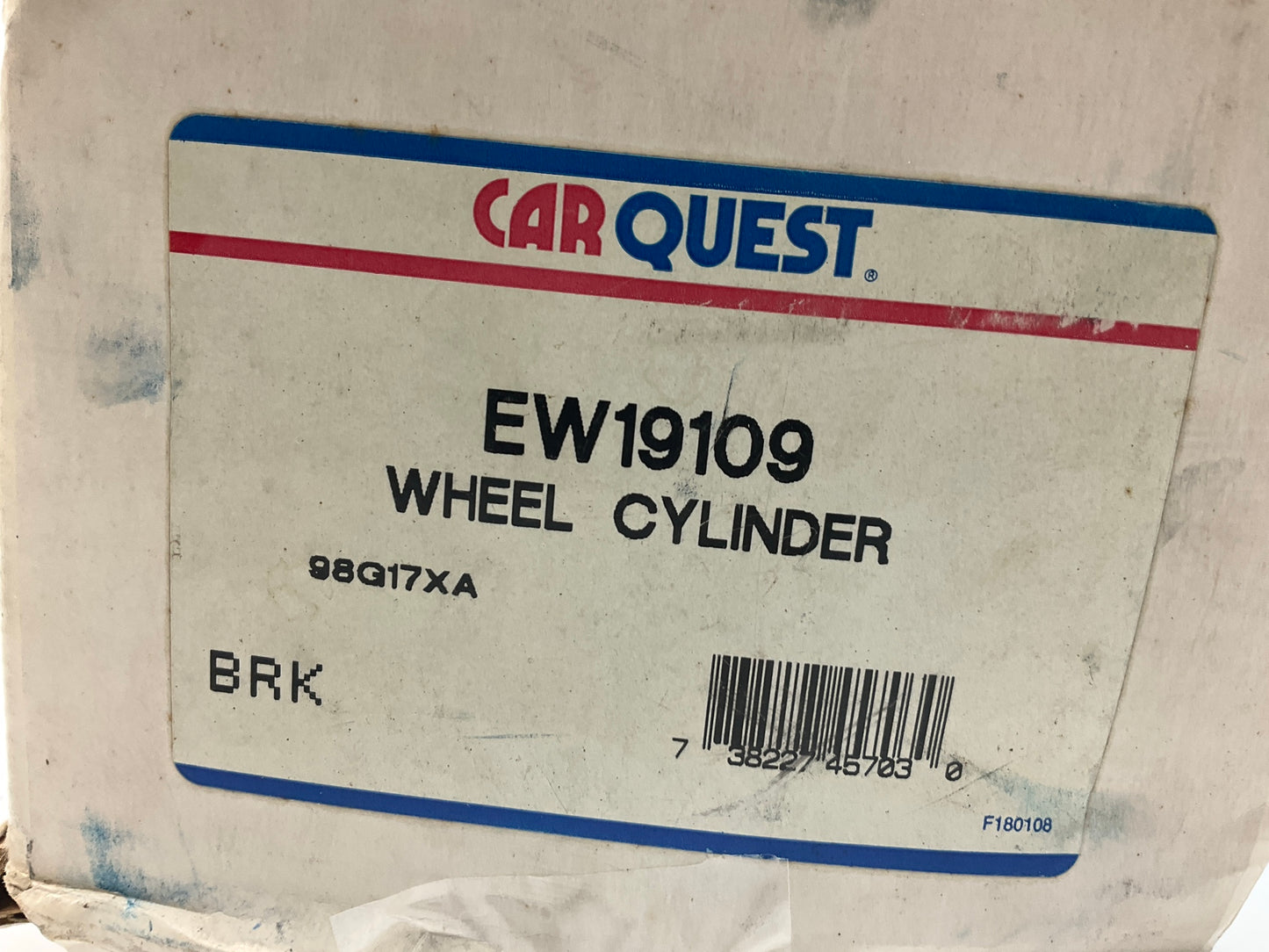 Carquest EW19109 Rear Left / Right Drum Brake Wheel Cylinder W/O Bleeder Screw