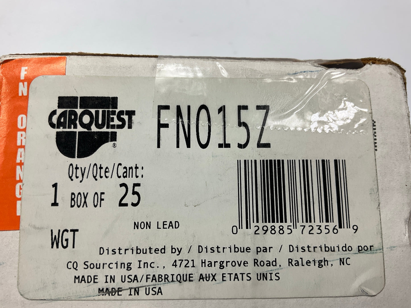 Carquest FN015 15 Gram Wheel Weights - Pack Of 25 Pcs